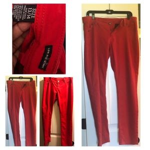 Red Skinny Jeans